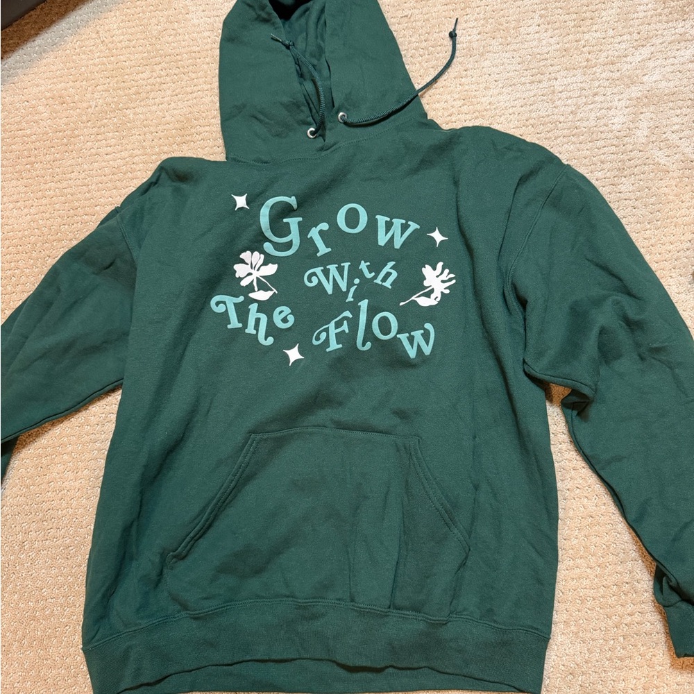 Forest Green Graphic Hoodie